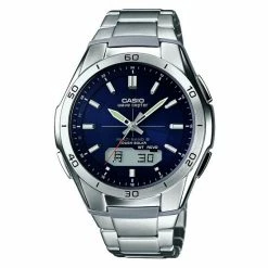Casio Waveceptor Classic Combination Solar Silver Watch Men Dark Blue Mix -Casio Shop unnamed file 480