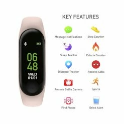 Reflex Active Pink Rubber Smart Watch Women Pink Mix -Casio Shop unnamed file 498