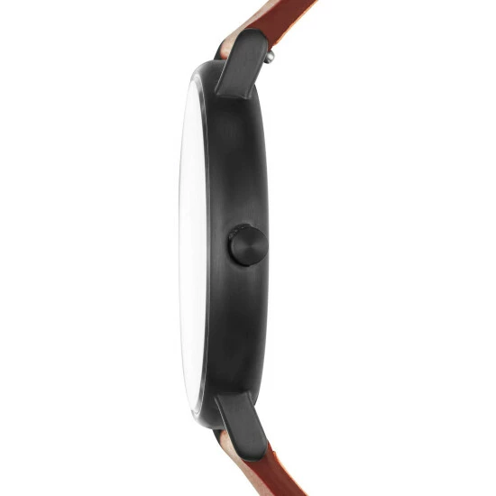 Skagen Signatur Classic Brown Leather Watch Men White Mix 4 Skagen Signatur Classic Brown Leather Watch Men White Mix - Image 2