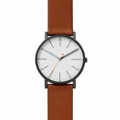 Skagen Signatur Classic Brown Leather Watch Men White Mix 9 Skagen Signatur Classic Brown Leather Watch Men White Mix -Casio Shop unnamed file 523