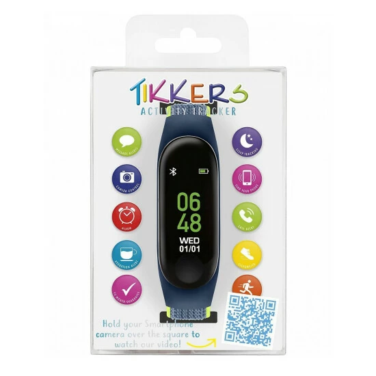 Tikkers Activity Tracker Smartwatch Kids Dark Blue Mix 6 Tikkers Activity Tracker Smartwatch Kids Dark Blue Mix - Image 4
