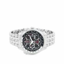 Citizen Red Arrows Eco-Drive Chronograph Stainless Steel Watch Men Black Mix