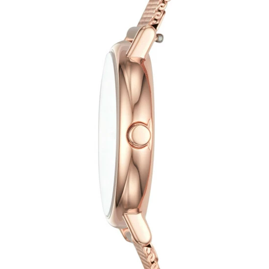 Skagen Signatur Classic Mesh Rose Gold Watch Women Gold Mix 4 Skagen Signatur Classic Mesh Rose Gold Watch Women Gold Mix - Image 2
