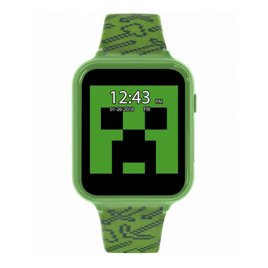 Character Minecraft Fitness Tracker Smartwatch Kids Green Mix 6 Character Minecraft Fitness Tracker Smartwatch Kids Green Mix - Image 4