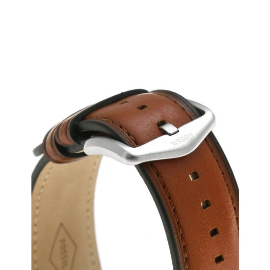 Fossil Minimalist Fashion Analogue Quartz Brown Leather Watch Men Brown Mix 4 Fossil Minimalist Fashion Analogue Quartz Brown Leather Watch Men Brown Mix - Image 2
