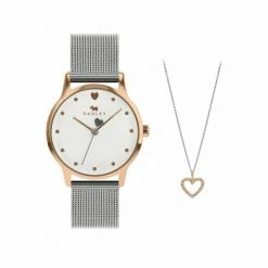 Radley Stainless Steel Watch & Necklace Gift Set Women Silver Mix -Casio Shop unnamed file 584