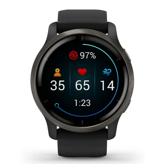 Garmin Venu 2 Fitness Tracker Smartwatch Women Black 3 Garmin Venu 2 Fitness Tracker Smartwatch Women Black