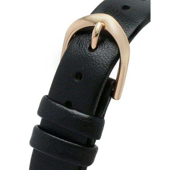 Olivia Burton Planet Black Leather Watch Women Golden Rose 6 Olivia Burton Planet Black Leather Watch Women Golden Rose - Image 4