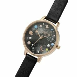 Olivia Burton Planet Black Leather Watch Women Golden Rose 16 Olivia Burton Planet Black Leather Watch Women Golden Rose -Casio Shop unnamed file 610