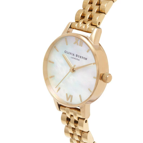 Olivia Burton Mother Of Pearl Rose Gold Watch Women Gold Mix 3 Olivia Burton Mother Of Pearl Rose Gold Watch Women Gold Mix
