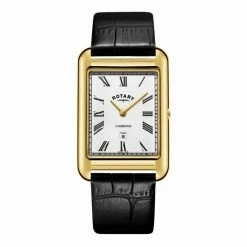 Rotary Cambridge Black Leather Watch Men Gold Mix -Casio Shop unnamed file 625