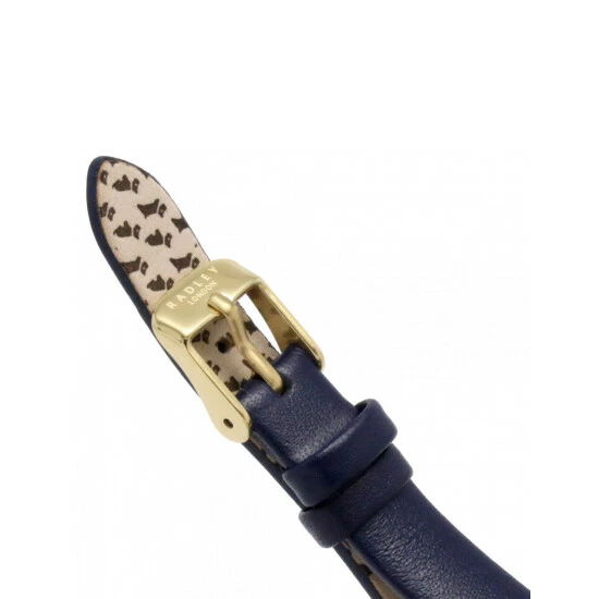 Radley Scottie Dog Charm Blue Leather Watch Women Dark Blue Mix 6 Radley Scottie Dog Charm Blue Leather Watch Women Dark Blue Mix - Image 4