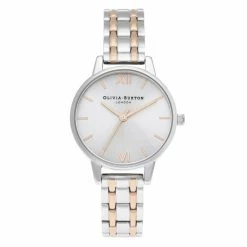 Olivia Burton Silver & Rose Gold Watch Women Silver Mix -Casio Shop unnamed file 659