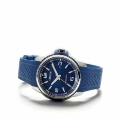 Citizen Sports Blue Rubber Strap Watch Men Blue Mix