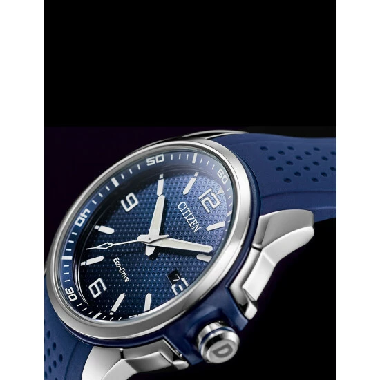 Citizen Sports Blue Rubber Strap Watch Men Blue Mix 6 Citizen Sports Blue Rubber Strap Watch Men Blue Mix - Image 4