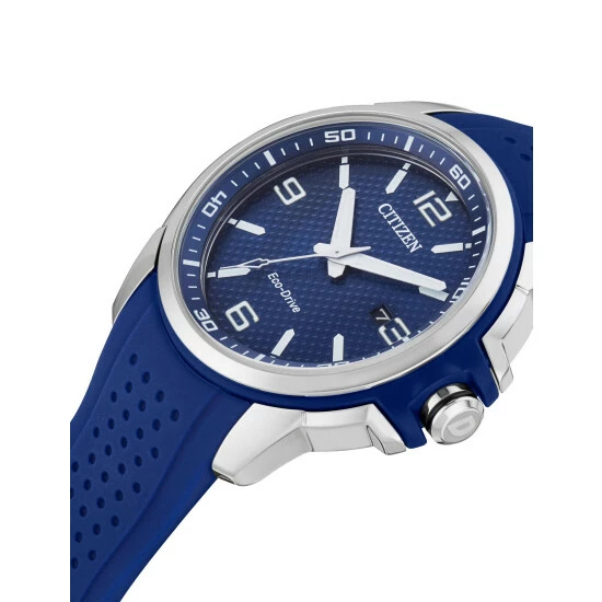 Citizen Sports Blue Rubber Strap Watch Men Blue Mix 7 Citizen Sports Blue Rubber Strap Watch Men Blue Mix - Image 5