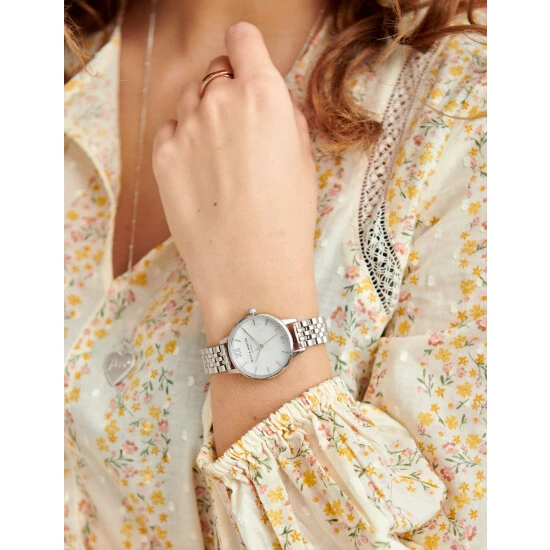 Olivia Burton Mother Of Pearl Silver Watch Women Silver Mix 4 Olivia Burton Mother Of Pearl Silver Watch Women Silver Mix - Image 2