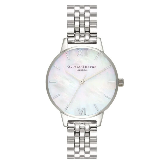 Olivia Burton Mother Of Pearl Silver Watch Women Silver Mix 5 Olivia Burton Mother Of Pearl Silver Watch Women Silver Mix - Image 3