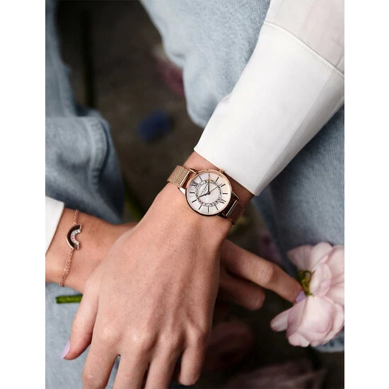 Olivia Burton Rainbow Sparkle Rose Gold Quartz Watch Women Golden Rose 4 Olivia Burton Rainbow Sparkle Rose Gold Quartz Watch Women Golden Rose - Image 2