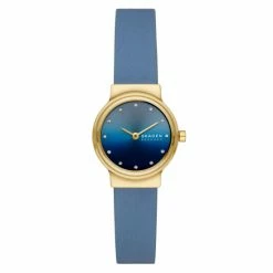 Skagen Freya Blue Leather Watch Women Blue Mix -Casio Shop unnamed file 719