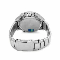 Casio Edifice Classic Bluetooth Solar Silver Watch Men Dark Blue Mix