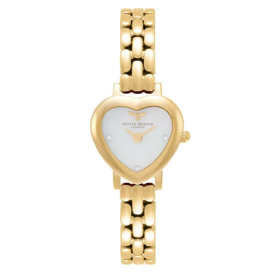 Olivia Burton Mini Heart Gold Quartz Watch Women 7 Olivia Burton Mini Heart Gold Quartz Watch Women - Image 5