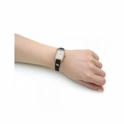 Radley Scottie Dog Black Leather Watch Women Dark Blue Mix