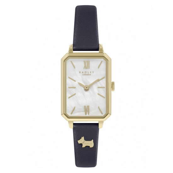 Radley Scottie Dog Black Leather Watch Women Dark Blue Mix 5 Radley Scottie Dog Black Leather Watch Women Dark Blue Mix - Image 3