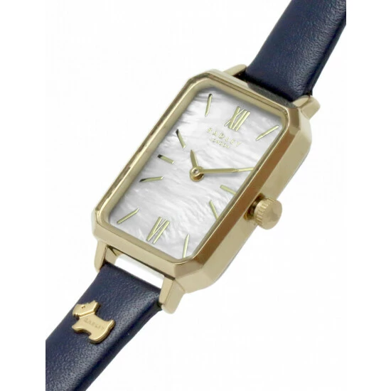Radley Scottie Dog Black Leather Watch Women Dark Blue Mix 7 Radley Scottie Dog Black Leather Watch Women Dark Blue Mix - Image 5