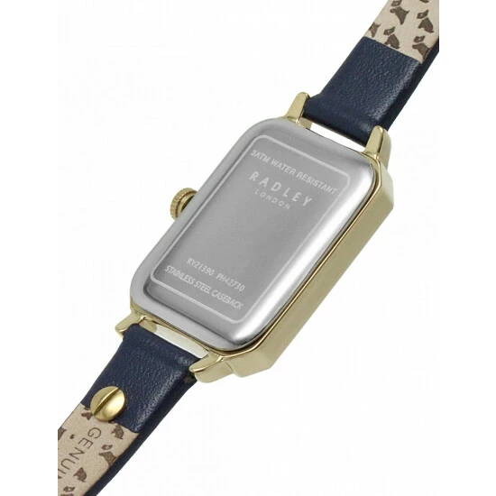 Radley Scottie Dog Black Leather Watch Women Dark Blue Mix 8 Radley Scottie Dog Black Leather Watch Women Dark Blue Mix - Image 6