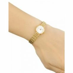 Rotary Balmoral Gold Stainless Steel Quartz Watch Women Gold Mix