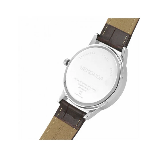 Sekonda 1662 Leather Watch Men Navy 9 Sekonda 1662 Leather Watch Men Navy - Image 7