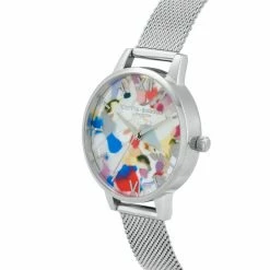 Olivia Burton Pop Art Quartz Watch Gift Set Women Blue