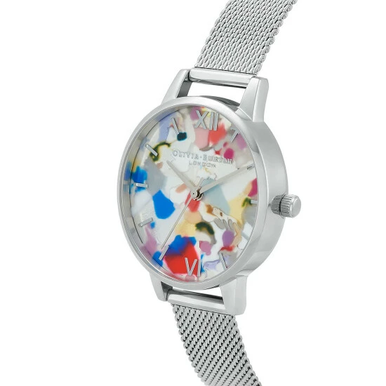 Olivia Burton Pop Art Quartz Watch Gift Set Women Blue 3 Olivia Burton Pop Art Quartz Watch Gift Set Women Blue