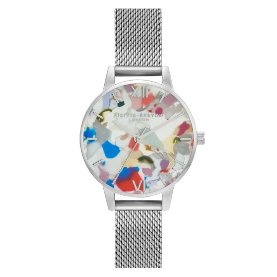 Olivia Burton Pop Art Quartz Watch Gift Set Women Blue 4 Olivia Burton Pop Art Quartz Watch Gift Set Women Blue - Image 2