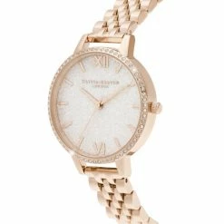 Olivia Burton Rose Gold Stainless Steel Watch Women Gold Mix