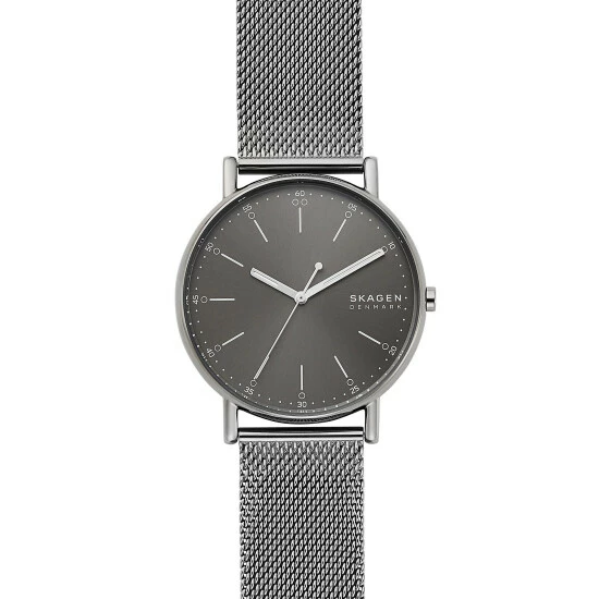 Skagen Signatur Mesh Stainless Steel Watch Men Black Mix 5 Skagen Signatur Mesh Stainless Steel Watch Men Black Mix - Image 3