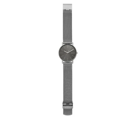 Skagen Signatur Mesh Stainless Steel Watch Men Black Mix 6 Skagen Signatur Mesh Stainless Steel Watch Men Black Mix - Image 4