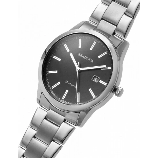 Sekonda Silver Stainless Steel Watch Men Silver Mix 7 Sekonda Silver Stainless Steel Watch Men Silver Mix - Image 5