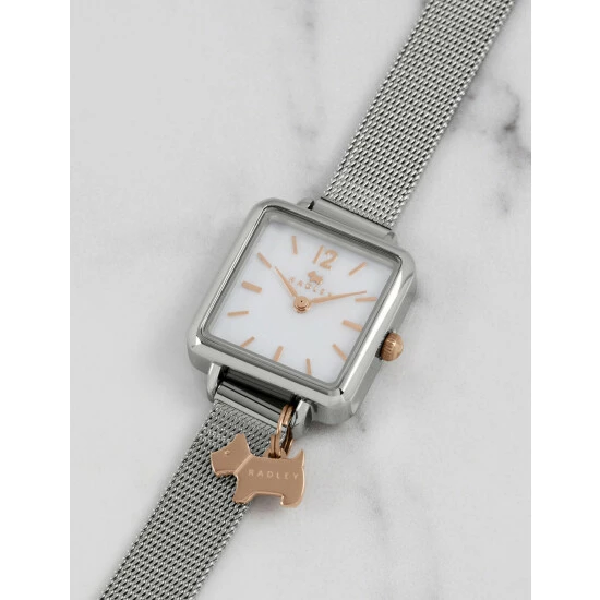 Radley Scottie Dog Stainless Steel Watch Women Silver Mix 9 Radley Scottie Dog Stainless Steel Watch Women Silver Mix - Image 7