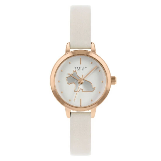 Radley Dog Leather Analogue Quartz Watch Women Light Beige Mix 7 Radley Dog Leather Analogue Quartz Watch Women Light Beige Mix - Image 5