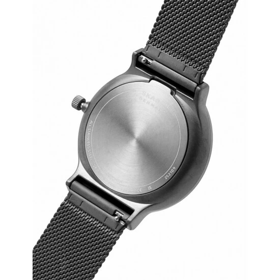 Skagen Anchor Grey Stainless Steel Bracelet Quartz Watch Men Grey Mix 6 Skagen Anchor Grey Stainless Steel Bracelet Quartz Watch Men Grey Mix - Image 4