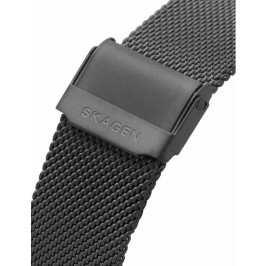 Skagen Anchor Grey Stainless Steel Bracelet Quartz Watch Men Grey Mix 7 Skagen Anchor Grey Stainless Steel Bracelet Quartz Watch Men Grey Mix - Image 5