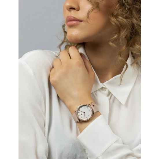 Radley Scottie Dog Charm Pink Leather Watch Women Pink Mix 6 Radley Scottie Dog Charm Pink Leather Watch Women Pink Mix - Image 4