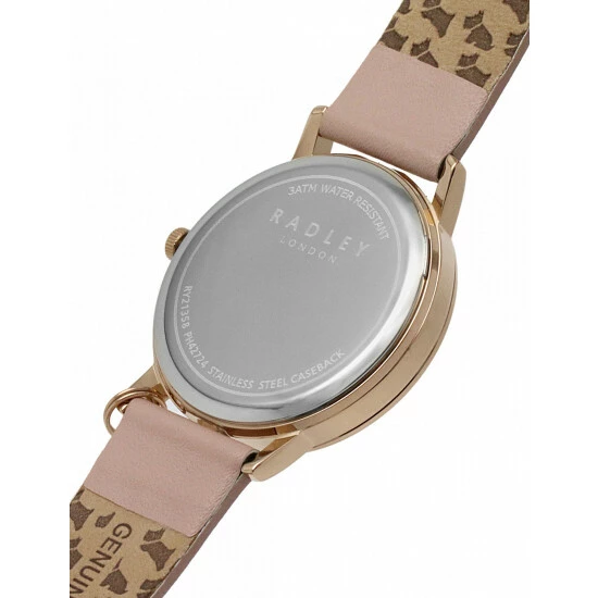 Radley Scottie Dog Charm Pink Leather Watch Women Pink Mix 8 Radley Scottie Dog Charm Pink Leather Watch Women Pink Mix - Image 6